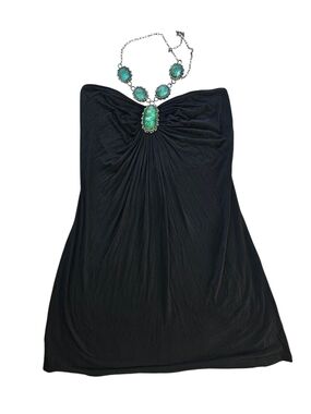 double zero halter dresses | | Double Zero Lbd With Zigzag Pleats Black dress
